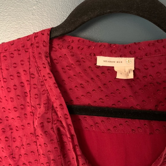 Wine Blouse - Picture 2 of 2